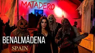 Halloween Night in Benalm&aacute;dena 🎃 | Inside the Haunted House &ldquo;El Matadero&rdquo; & Spooky Streets