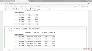 Data Visualization Recipes in Python: Agg Weekly Crime & Traffic Accident Separate| packtpub.com