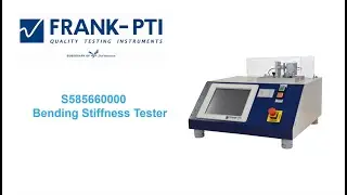 58566 Bending Stiffness Tester / Biegesteifigkeitspr&uuml;fer FRANK-PTI GmbH