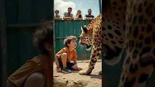 rescue and touching encounter with leopard #animals #wildliferescue