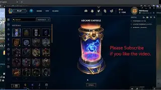 Arcane Capsule Opening, Riot X Arcane Premiere Netflix and Twitch drops, League of Legends LoL Loot!