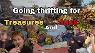 THRIFTING FOR SOME TREASURE AND SOME JUNK