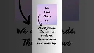 We Our Ours Us