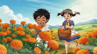 Indian village celebration| Ghibli style video|Indian republic day