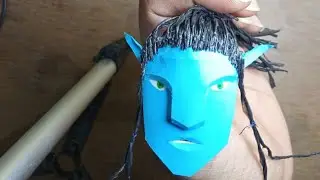 Jake sully (Avatar movie) paper made face