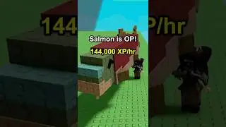 Is Salmon the BEST XP Pet? #growagarden #roblox #fyp
