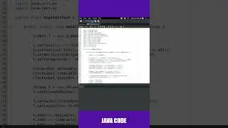 Digital Clock & Calendar #javaprogramming  #apachenetbeans