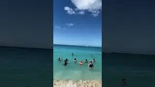 Going to Maho Beach? Be prepared for the crowds! #travelvlog #mahobeach #stmaarten