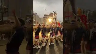 【第56回福島わらじまつり】 カウントダウンからわらじまつりが始まる！ 　　  　　　　　　　　　　　　　　　　　　　　　　#福島わらじまつり #福島市 #大わらじ #shorts