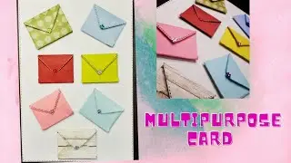 DIY multipurpose card | fathers, mothers, teachers day | birthday card | envelope card | yt #shorts