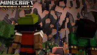 REACT - ENCONTRAMOS ALGO GRANDE NO MINECRAFT STORY MODE #10