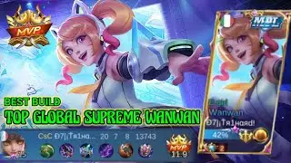 BEST GAMEPLAY TOP SUPREME NO 2 WANWAN❗BUILD WANWAN TERSAKIT 2021