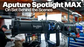 New Aputure Spotlight MAX | On Set Behind the Scenes - Pro Vlog 39