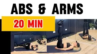 20 Min Abs & Arms Workout | Day 20–21 Fitness Challenge | All Levels | No Equipment