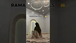 Ramadan Goals 📿☑️ #ramadangoals #ramadan #islam