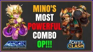 CIRRINA & MINO GUILD WAR COMBO IS OP - MINO BOMBING WITH CIRRINA - CASTLE CLASH