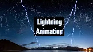 Lightning Animation (with sound) | 5 minutes Power Point Tutorial