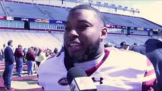 Football: Jones Spring Game Media Availability (April 6, 2019)