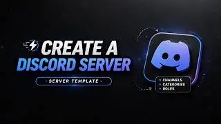 Create a Discord Server in Under 1 Minute! (Discord Bot Server Template Tutorial)
