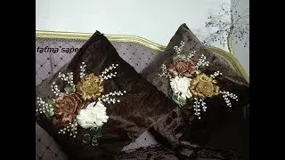 تطريز خداديه من  وردات  بشرايط ستان  #الجزء الاول Fatma Saber