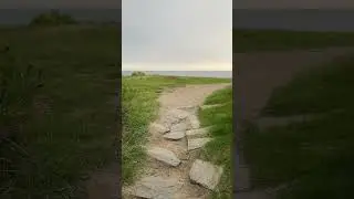 Hike to Maine seashore #hike #maine
