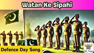 6 September Defense Day Song | Watan Ke Sipahi: Jazba-e-Difa | Animated Song | #defenceday #song