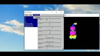 a 3D Animation Character created using C++, OpenGL, FLTK