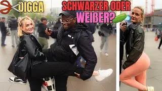 LIEBER BLACK OR WHITE C**K? 😜 I STRAẞENUMFRAGE BERLIN
