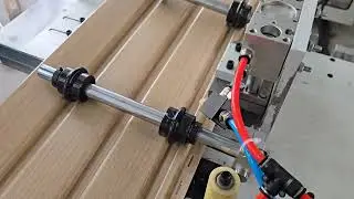 Soffit panel punching machine 