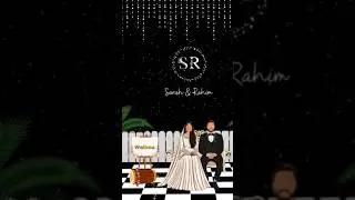 Digital Walima Invitation | e-card | wedding cards | #foryou #ecards  #weddingcards  #shorts