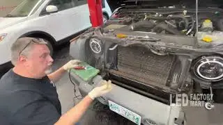 How to Install LED Factory Mart Jeep LED Halo Headlights & Fog Lights On Wrangler JK?