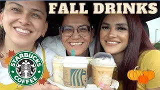 TRYING THE NEW STARBUCKS FALL DRINKS+TREATS 2021 | *HOT* APPLE CRISP MACCHIATO 😋🍂