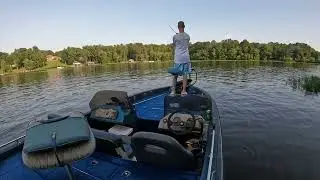 Lake Chesdin July 4th Bass Fishing