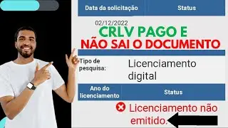 PAGUEI O LICENCIAMENTO QUANTO TEMPO DEMORA PARA CAIR NO SISTEMA - Documentos De Ve&iacute;culos