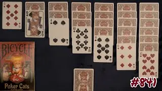 The Poker Cats Deck ~ ASMR Solitaire #841