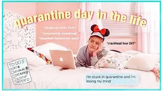 quarantine day in the life of a high school senior *realistic*