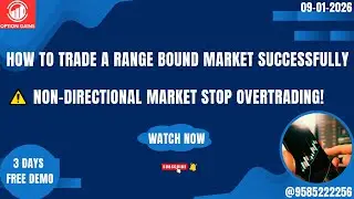 HOW TO TRADE A RANGE BOUND MARKET SUCCESSFULLY : NON-DIRECTIONAL MARKET STOP OVERTRADING! ⚠️💯