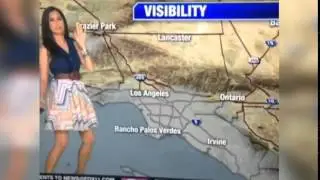 Good Day - Maria Quiban Dancing at Presentation Weather Forecasting FOX (Mar 20, 2015)