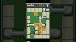 Pushing Machine (Genius) Level Puzzle 244 - Perfect Solution