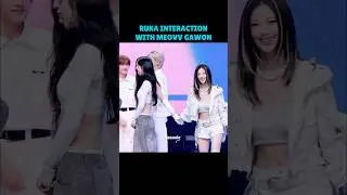 RUKA & GAWON bestie interaction meovv 🤝🏻 baemon #babymonster #meovv #shorts
