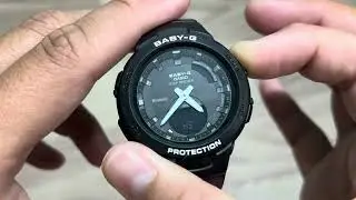 Chỉnh Giờ Đồng Hồ Casio BabyG BSA-B100 (How To Set The Time And Date Casio BabyG BSA-B100)