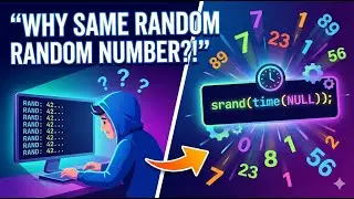 Random Number Generation in C | rand() vs srand(time(NULL)) Explained