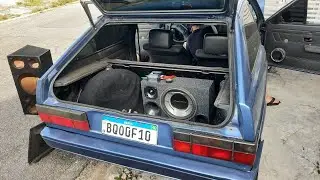 INSTALEI UM SOM FORTE NO MEU GOL QUADRADO! 🔊