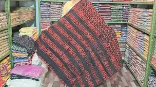 Bagru hand block printed pure cotton saree#real #status #video #fashion #facebook #realstate 
