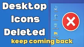 How to Show Desktop icons Windows 10 / 11 | Missing Icons 2 MIN FIX