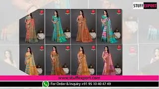 Stuff Export presents Apple Marquise Vol 01 Fancy Cotton Silk Saree Collectoin Full Catalog
