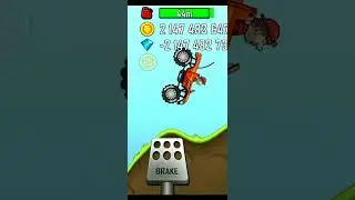 hill climb racing mod - monster truck - flip - kocak - Fun #shorts #short