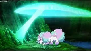 Chloe notices that the Galarian Rapidash is wounded..wmv