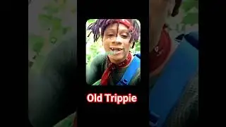 Trippie Redd in the woods😂 #rap #rapper #wood #trippieredd