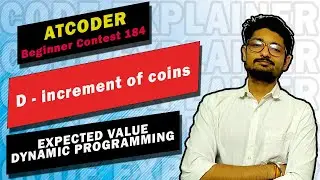 increment of coins | AtCoder Beginner Contest 184 | ATCODER | EXPECTED VALUE | DYNAMIC PROGRAMMING